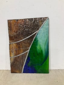 Stained glass panel(10in.x13.5in.)