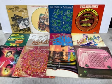 Vintage records(The Clovers, Bill Haley, Chuck Berry, and more)