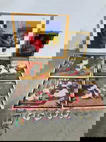 Various art prints and framed Golden Gate Bridge artwork(4.75in.x6.75in.)