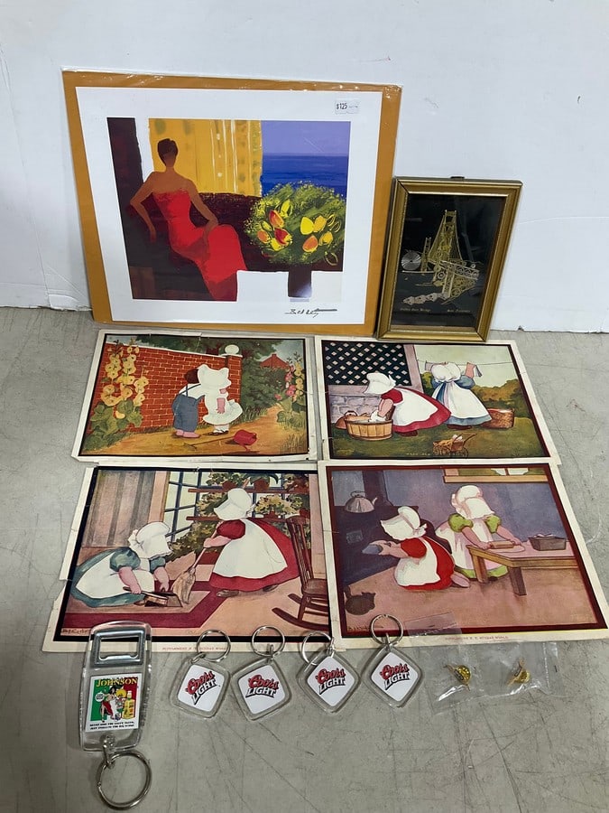 Various art prints and framed Golden Gate Bridge artwork(4.75in.x6.75in.) (1 of 1)