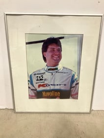 Framed Michael Andretti Photographic Print (16inx19in)