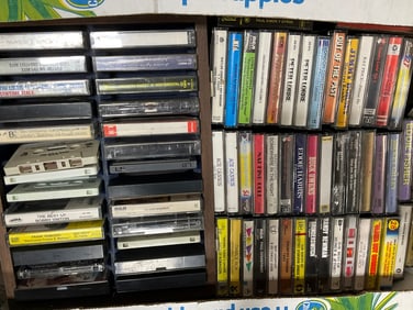 Various casettes(Buck Owens, Eddie Harris, Randy Newman, and more)