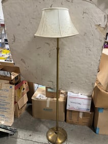 Brass floor lamp(57in.)
