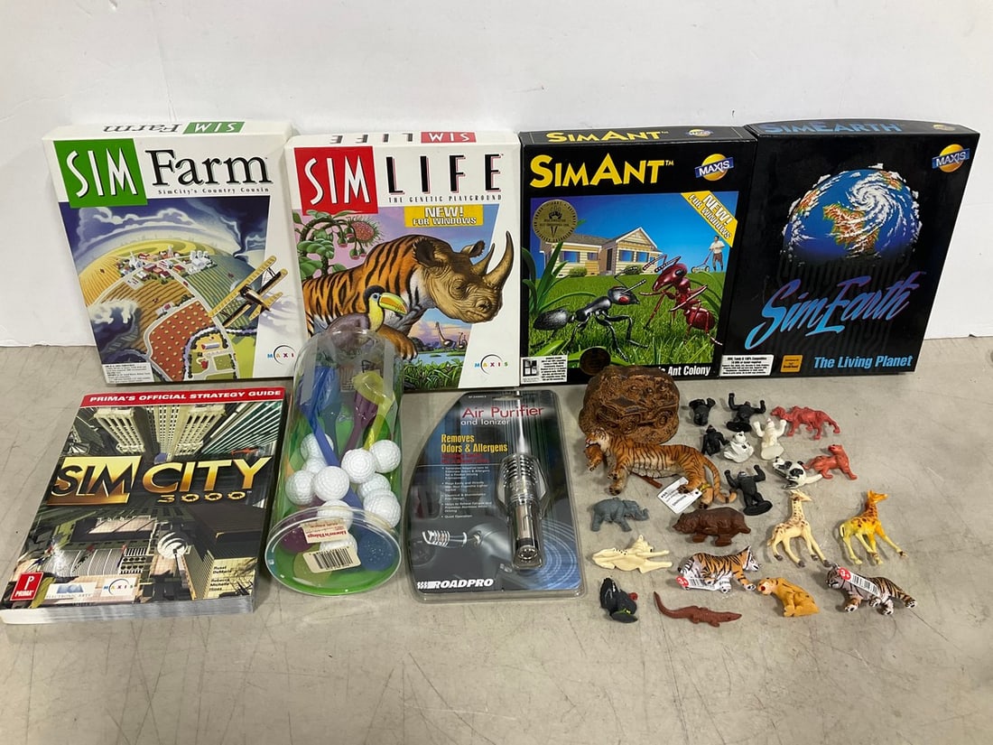 Computer games, air purifier and ionize, toy animals, and more: Computer games, air purifier and ionize, toy animals, and more