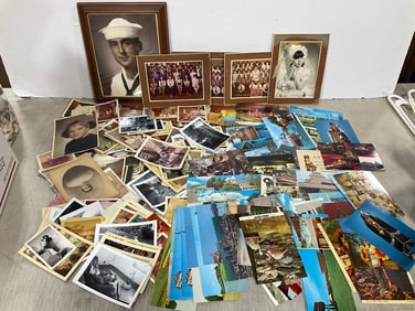 Vintage photographs and postcards