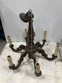 6 bulb chandelier fixture