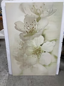 Canvas floral print(31in.x46in.)
