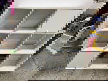 White shelf organizer (12inx36inx36in)