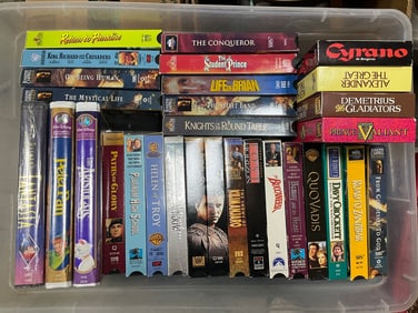 Various VHS Tapes (Return To Paradise, Life of Bryan, and more)