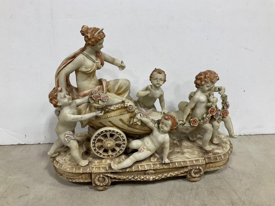 Vintage Porcelain Figure (11.5in Tall): Vintage Porcelain Figure (11.5in Tall)