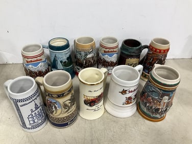 Various Beer Mugs (Tallest - 7.25in)