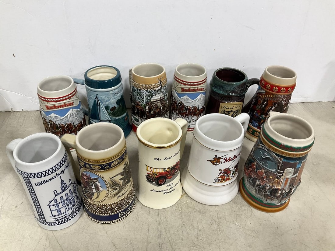 Various Beer Mugs (Tallest - 7.25in): Various Beer Mugs (Tallest - 7.25in)