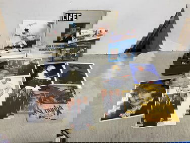 Various Signed Photographs, Life Magazine, Starting Lineup Figure, and more