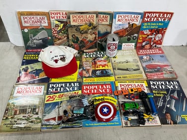 Popular Mechanics/Science Books, Various Toys, and more