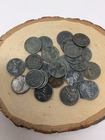 Lot of various years steal wheat pennies