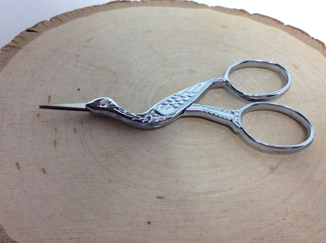 Antique german crane scissors (1 of 1)