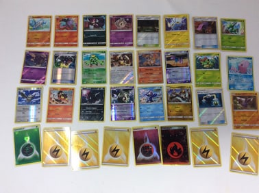Reverse holo pokemon cards(common and uncommon)