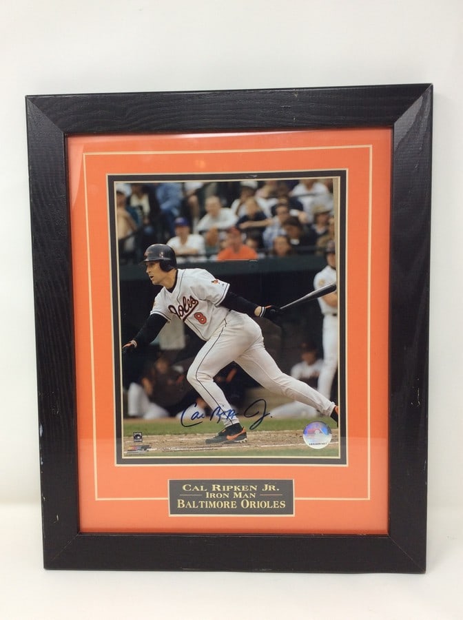 Signed and matted Cal Ripken Jr. signed plaque(13in.x16in.): Signed and matted Cal Ripken Jr. signed plaque(13in.x16in.)