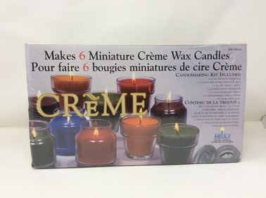 Mini cream wax candles/candle making kit