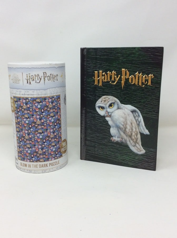 Harry Potter glow in the dark puzzle and journal: Harry Potter glow in the dark puzzle and journal