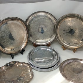 Various Silver Platters