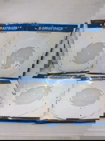 Realistic White 8in Speaker Grilles