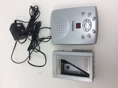 Sanyo Cassette Player, and Radio Shack Answering Machine