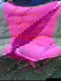 Girls Pink Fold Out Chair