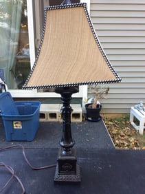 Black table lamp(28.5in.tall)