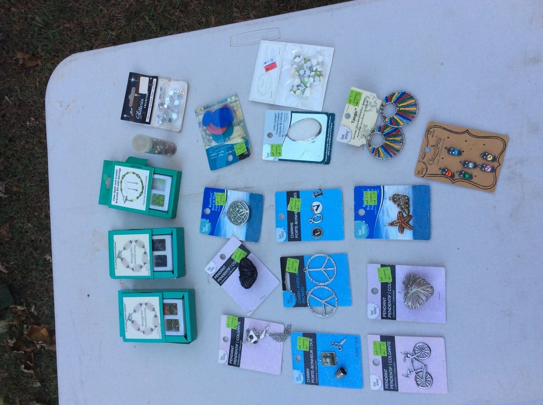 Lot of bracelet kits and charms: Lot of bracelet kits and charms