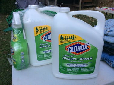 Clorox cleaner and bleach