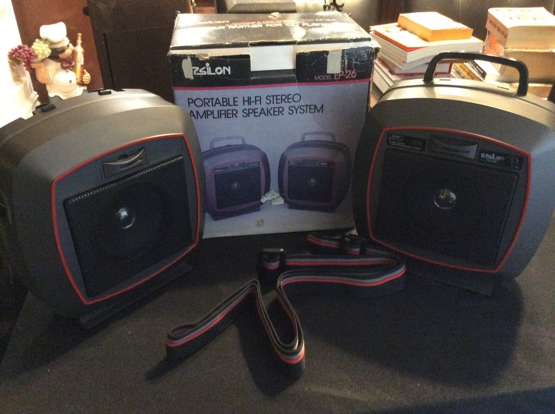 Epsilon portable Hi-fi stereo amplifier speaker system(EP-26) (1 of 1)