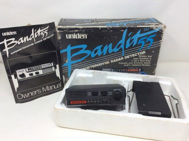 Uniden Bandit 55 radar and detector