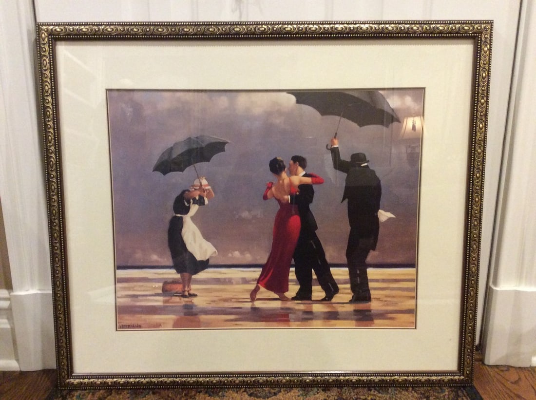 Matted and framed art print by Jack Vettriano(28in.x33in.) (1 of 1)