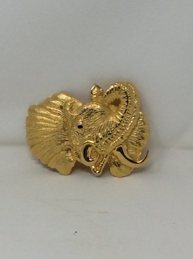 Vintage Dotty Smith elephant belt buckle(3.5in.long): Vintage Dotty Smith elephant belt buckle(3.5in.long)