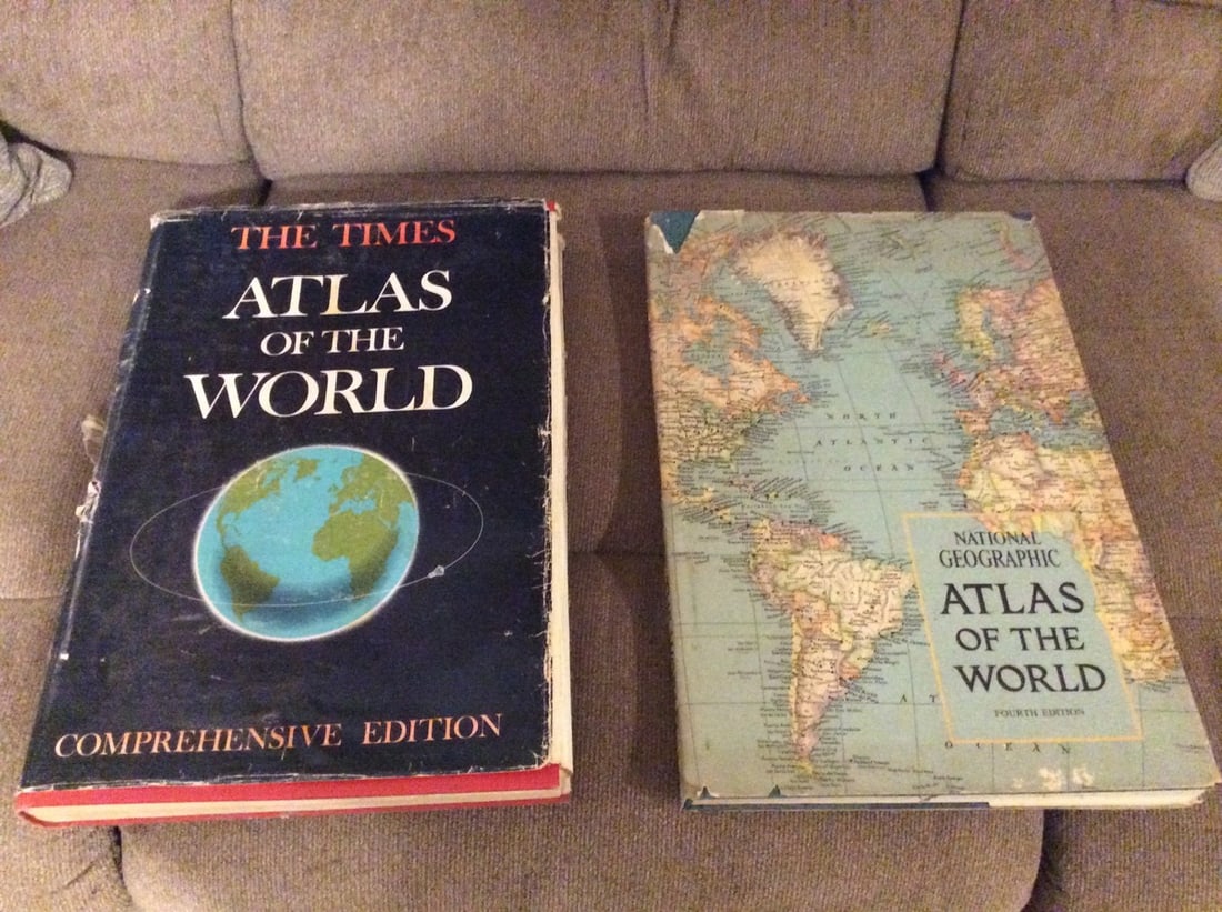 Two extra large Atlas of the World Coffee Table book (1 of 1)