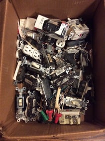 Large box of switches and outlets