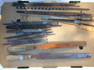 Lot of chisels/file tools