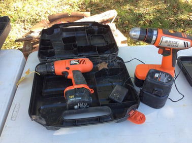 Black and Decker drills