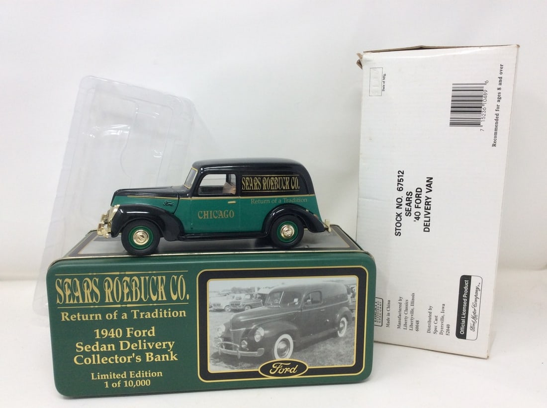 Sears Roebuck Co. 1940 Ford Sedan Delivery Van Ltd. Edition diecast(stock# 67512): Sears Roebuck Co. 1940 Ford Sedan Delivery Van Ltd. Edition diecast(stock# 67512)
