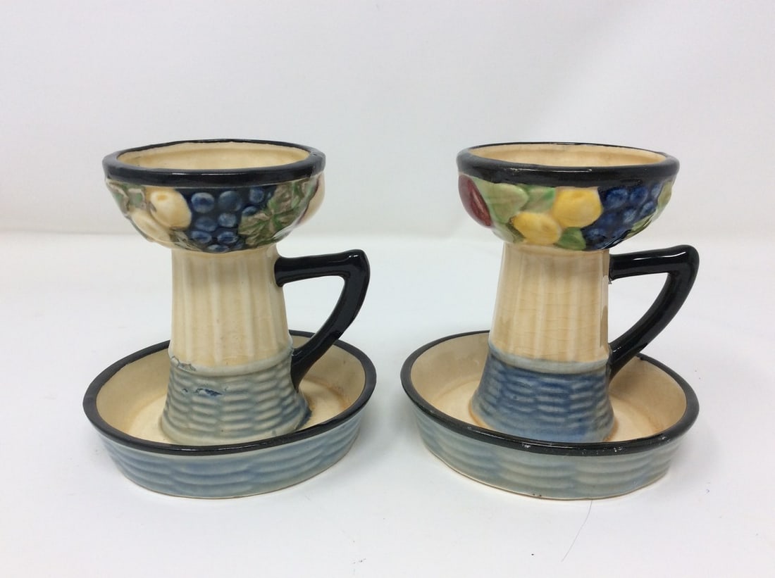 Set of Ceramic Candlesticks (made in Japan): Set of Ceramic Candlesticks (made in Japan)