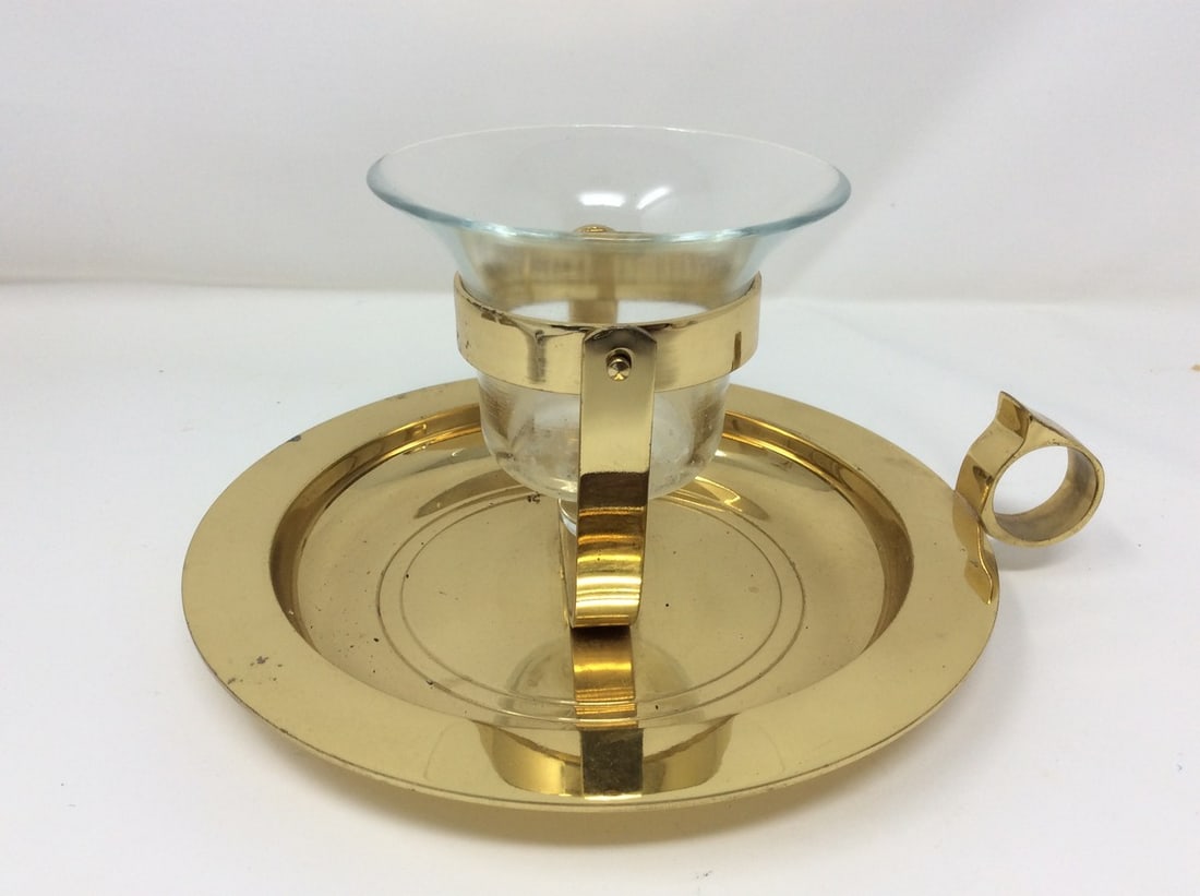 Partylite Brass Ships Bell Candle Holder (8in Tall) (1 of 1)