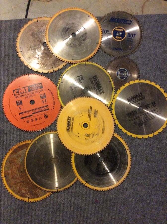 Saw Blades (12in) - Dewalt and more: Saw Blades (12in) - Dewalt and more