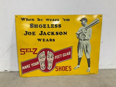 Joe Jackson metal sign(9in.x12in.)