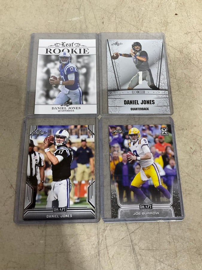 Colllectible football cards(Josh Allen and Daniel Jones): Colllectible football cards(Josh Allen and Daniel Jones)