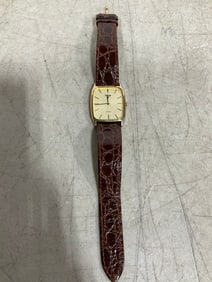Vintage men's pulsar watch gold tone