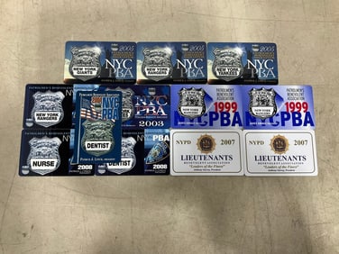 NYC PBA cards(1999,2007,2003,2005,2008)