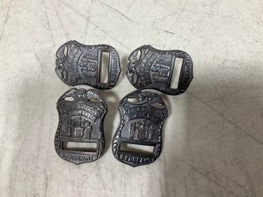 Jersey City police sergeant mini shields