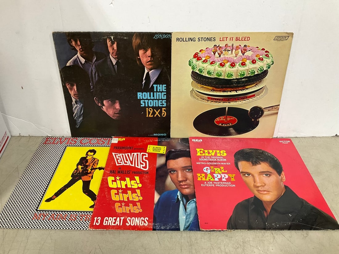 Vintage records(Rolling Stones and Elvis): Vintage records(Rolling Stones and Elvis)