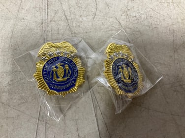NYPD commisioner mini shield lapel pins